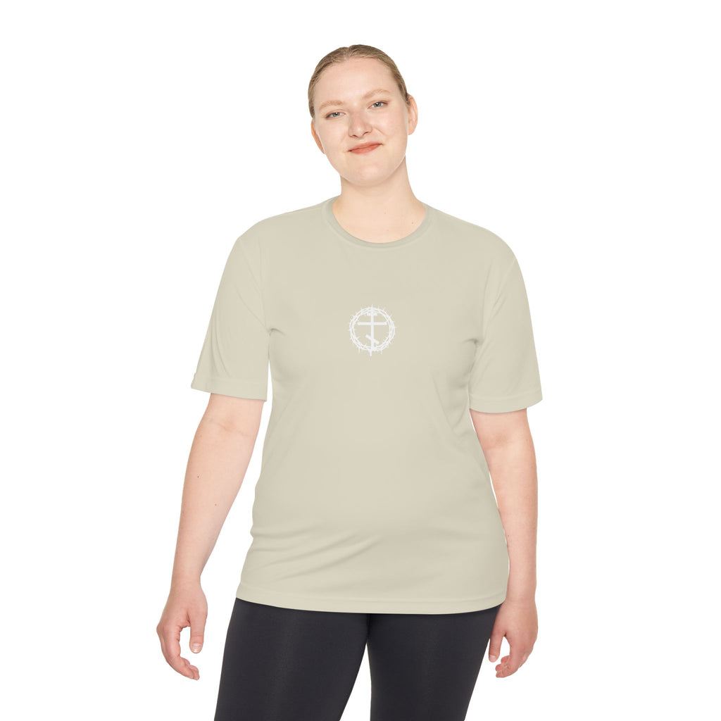 Moisture Wicking Tee with Artistic Design, Breathable Fitness Shirt, Casual Activewear for Men & Women, Perfect for Workouts & [...]
