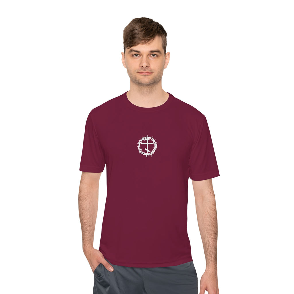 Moisture Wicking Tee with Artistic Design, Breathable Fitness Shirt, Casual Activewear for Men & Women, Perfect for Workouts & [...]