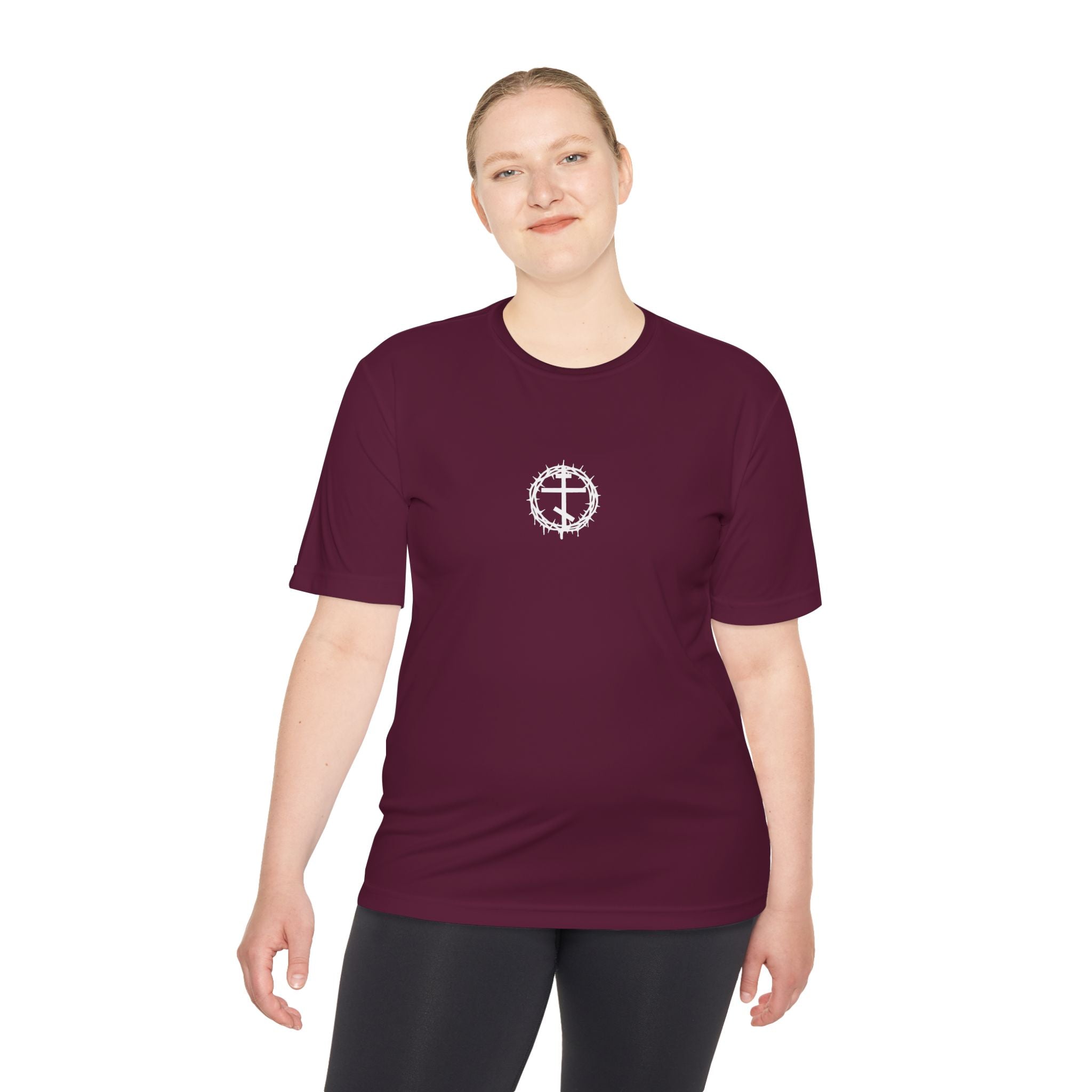 Moisture Wicking Tee with Artistic Design, Breathable Fitness Shirt, Casual Activewear for Men & Women, Perfect for Workouts & [...]