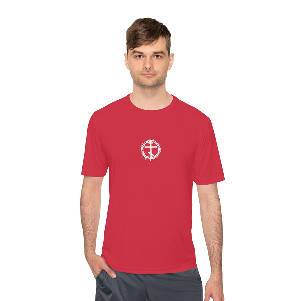 Moisture Wicking Tee with Artistic Design, Breathable Fitness Shirt, Casual Activewear for Men & Women, Perfect for Workouts & [...]