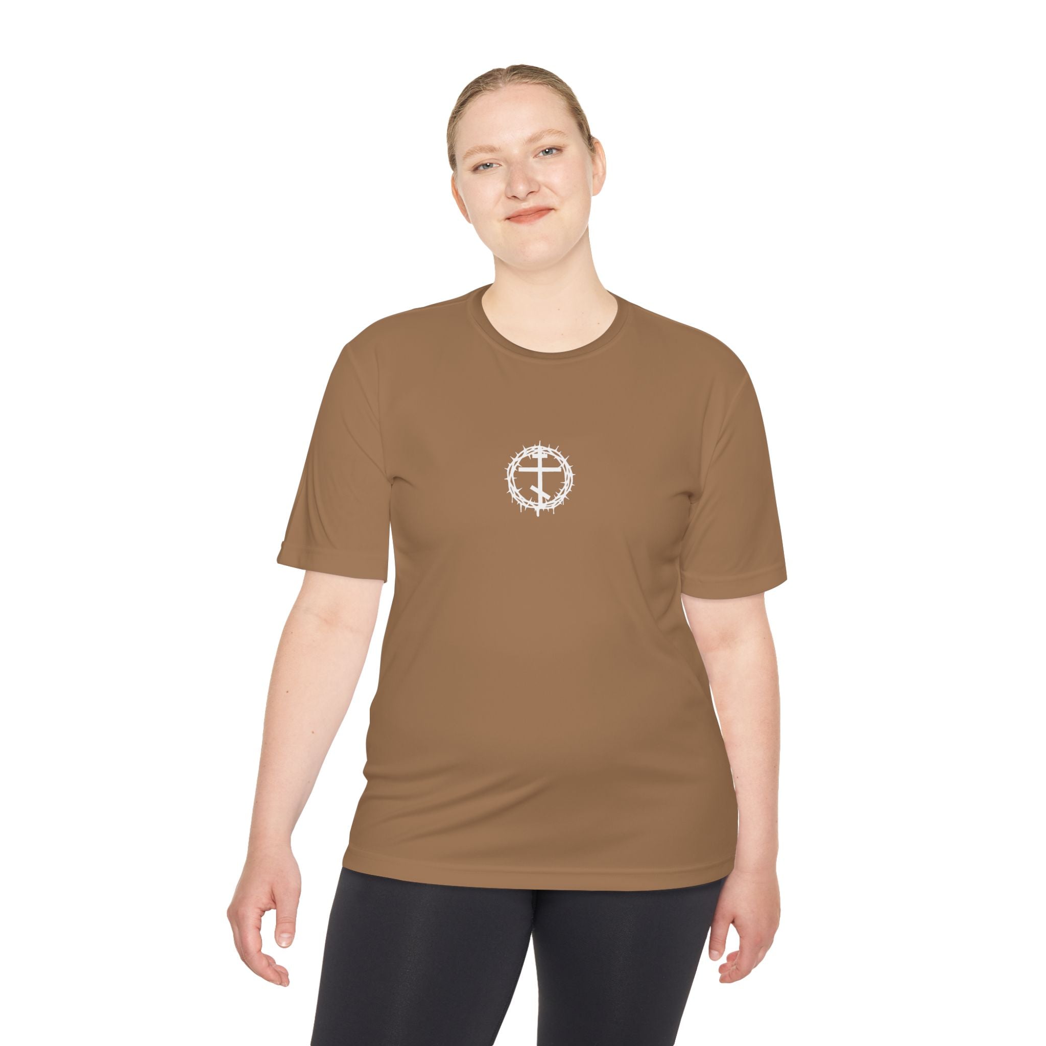 Moisture Wicking Tee with Artistic Design, Breathable Fitness Shirt, Casual Activewear for Men & Women, Perfect for Workouts & [...]