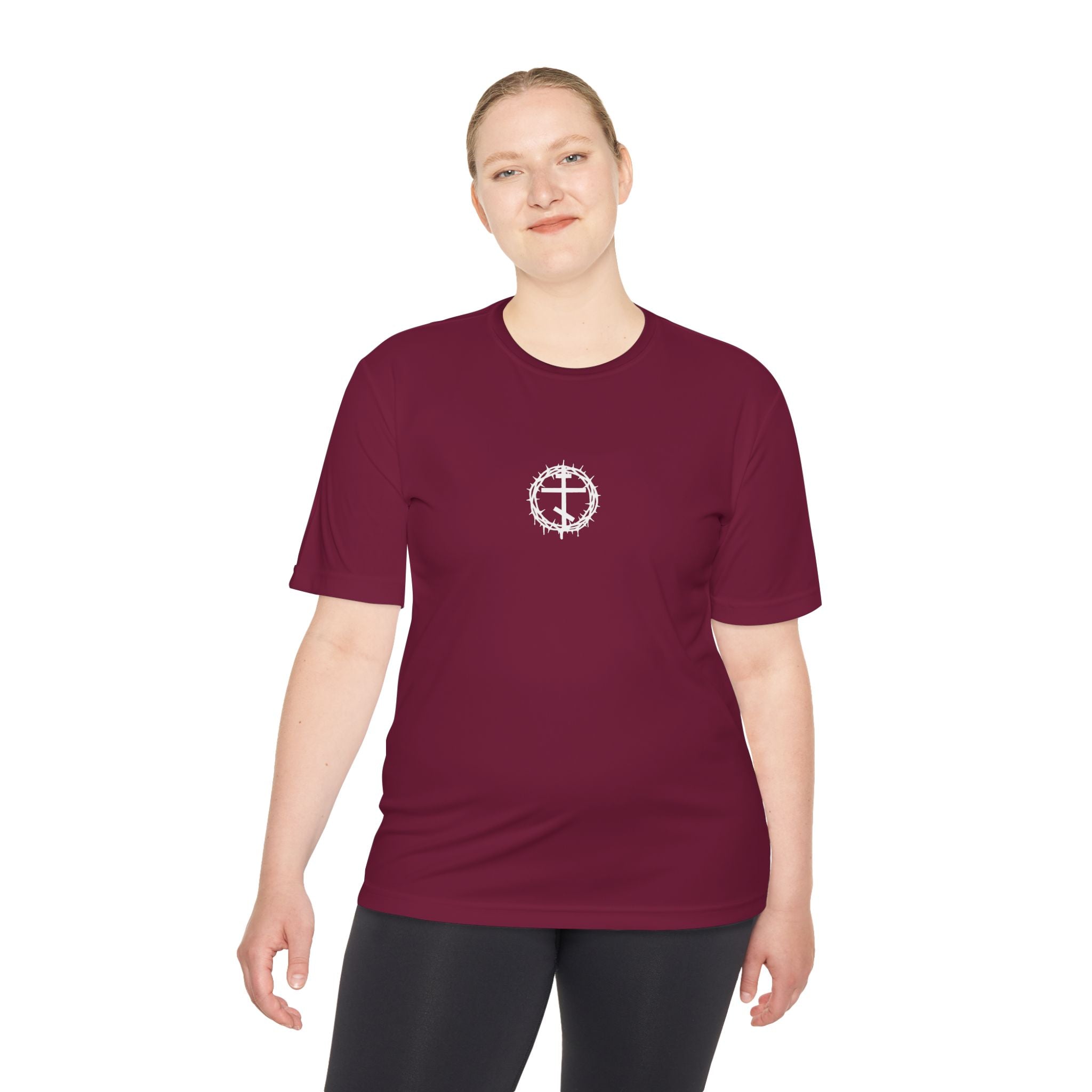 Moisture Wicking Tee with Artistic Design, Breathable Fitness Shirt, Casual Activewear for Men & Women, Perfect for Workouts & [...]