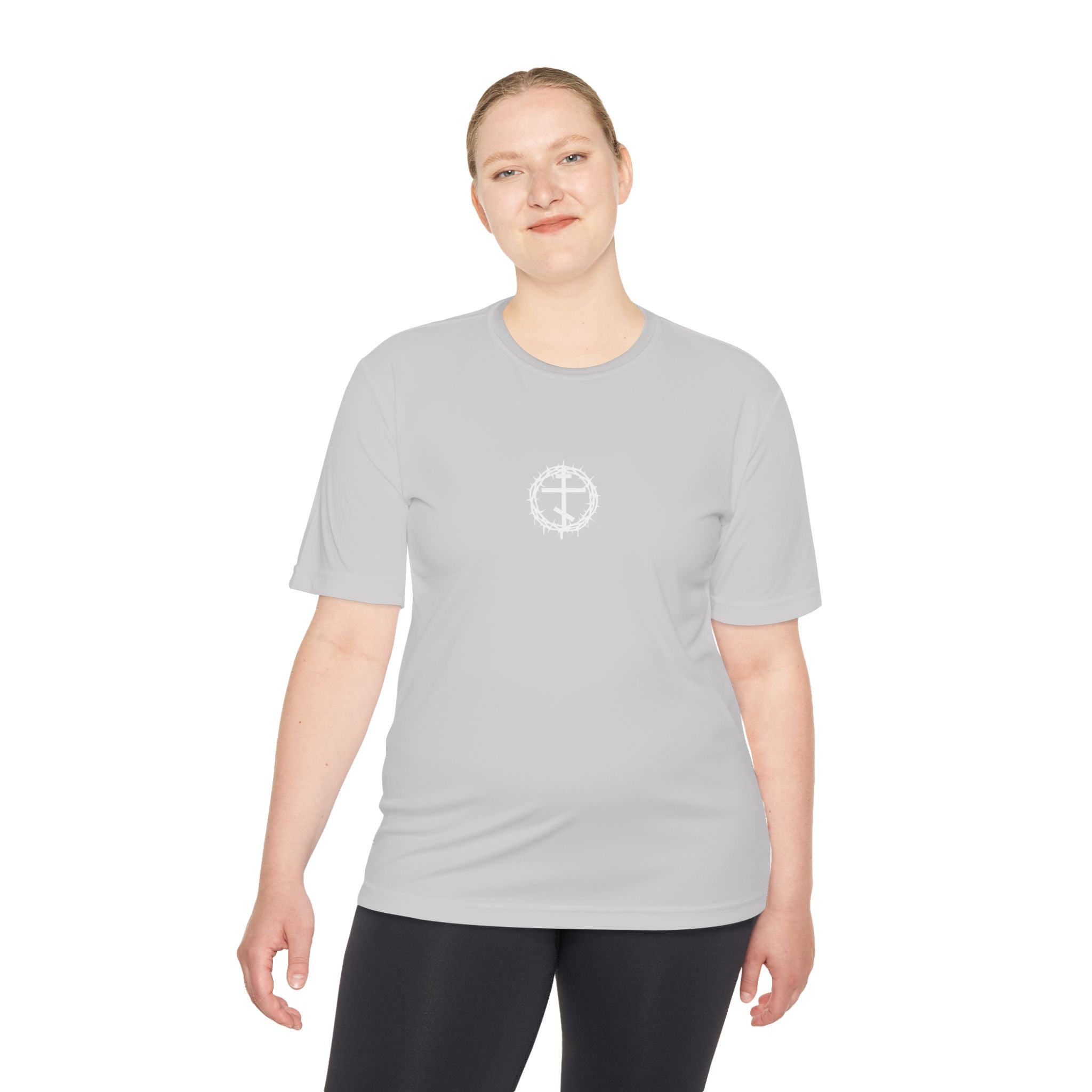 Moisture Wicking Tee with Artistic Design, Breathable Fitness Shirt, Casual Activewear for Men & Women, Perfect for Workouts & [...]
